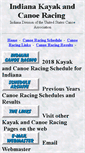 Mobile Screenshot of indianapaddlers.com