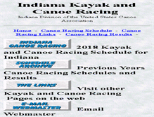 Tablet Screenshot of indianapaddlers.com